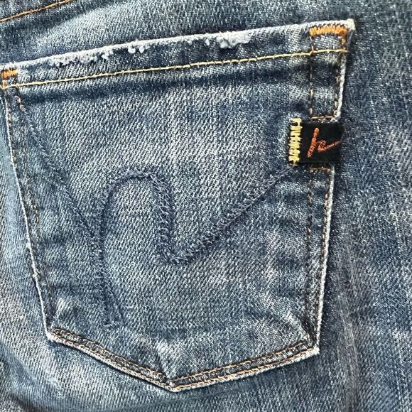 Citizens of humanity Kelly #063 low waist cropped jeans Y2K size 25 - Picture 10 of 16